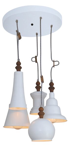 HL-052S-5P TRIXY WHITE PENDANT