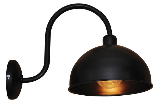 HL-114S-1W LEICA BLACK WALL LAMP