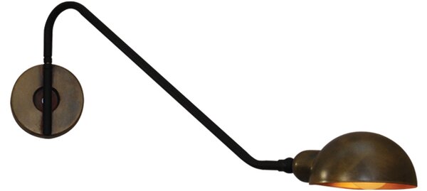 HL-3548-1 S MASON OLD BRONZE & BLACK WALL LAMP