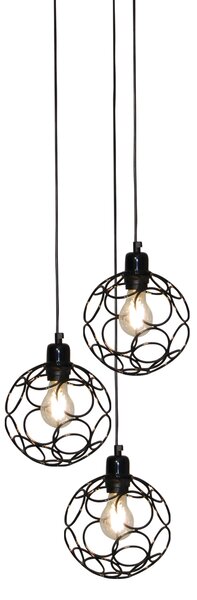 HL-3588-3 ALINE BLACK PENDANT