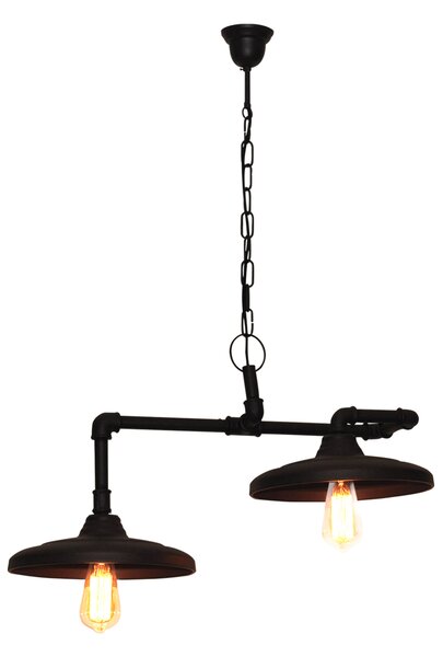 HL-520-2 PIPES BEIGE PENDANT 2 X E27