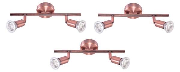 SE 140-C2 (x3) Saba Packet Copper adjustable spotlight+