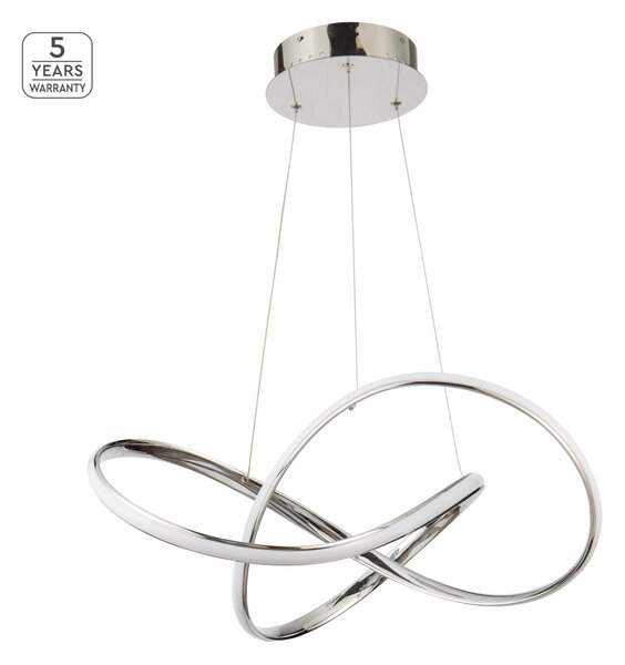 SE LED 60 MALBERA PENDANT CHROME Β5