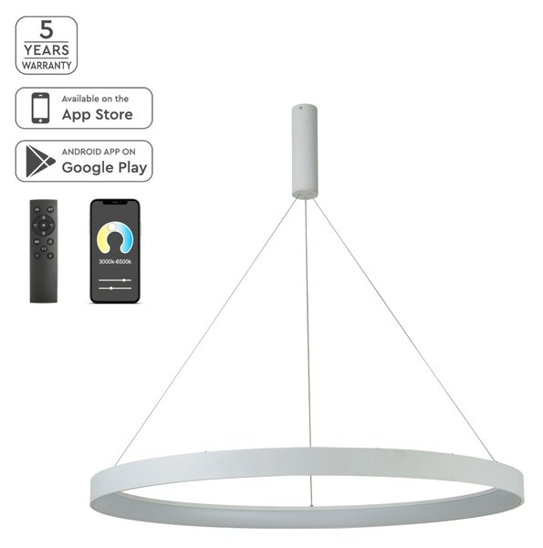 SE LED SMART 100 AMAYA PENDANT WHITE Δ5