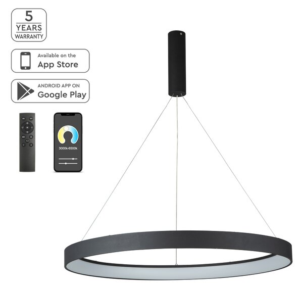 SE LED SMART 80 AMAYA PENDANT BLACK Δ5