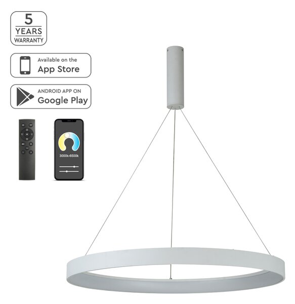 SE LED SMART 80 AMAYA PENDANT WHITE Δ5