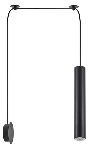 SE21-BL-5-BL1W ADEPT TUBE BLACK Black Pendant+