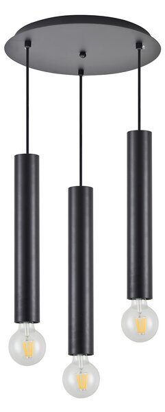 SE21-BL-5-3BL ADEPT TUBE BLACK Black Pendant+