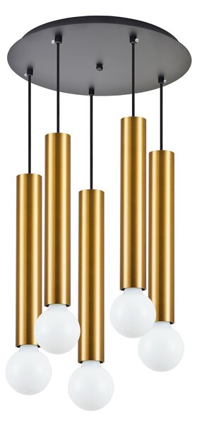 SE21-GM-5-5BL ADEPT TUBE GOLD MATT Gold Matt Pendant+