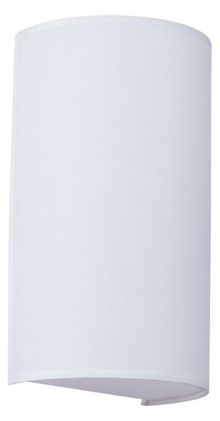 SE21-WH1-15 SERAPH WHITE SHADE WALL LAMP Γ1