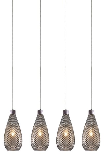 SE4285-04 SM DARIO PENDANT SMOKE GLASS+