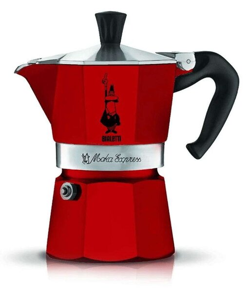 Καφετιέρα-Μπρίκι Espresso Moka Express 209.0004942 3cups Red Bialetti