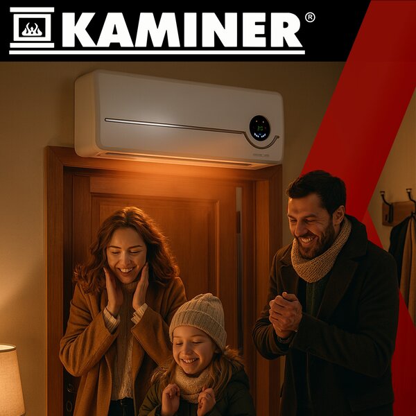Αεροκουρτίνα θέρμανσης Airo Kaminer 26389 - ηλεκτρική θερμάστρα