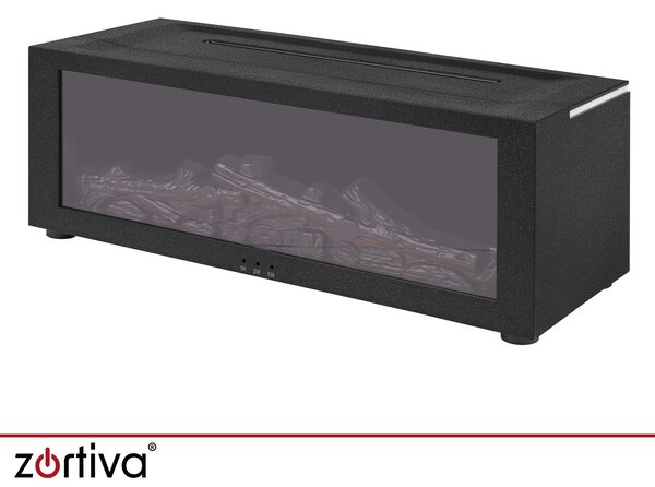 Συσκευή αρωματοθεραπείας και υγραντήρας αέρα - διαχύτης αιθέριων ελαίων με εφέ τζακιού Zortiva 150 ml