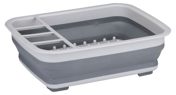 Πτυσσόμενο Στραγγιστήρι Πιάτων (38x29.5x12) Alpina Grey 871125225620