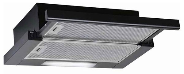 Απορροφητήρας Hyundai HHD26-TL7061BL με πλάτος 60cm και απορροφητική ισχύ 450 m³/h - Black