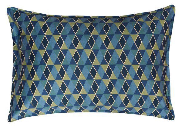 Ζεύγος Μαξιλαροθήκες Oxford (50x70) Kentia Stylish Zahos 01 Μπλε