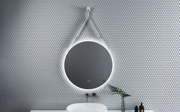 1909WHITE Καθρέφτης μπάνιου με LED
