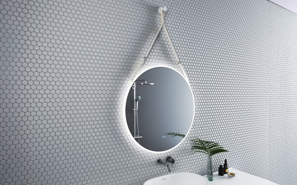 1909WHITE Καθρέφτης μπάνιου με LED