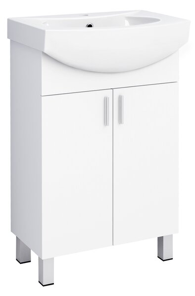 Ντουλάπι μπάνιου PVC με νιπτήρα ICP5535 + 4255