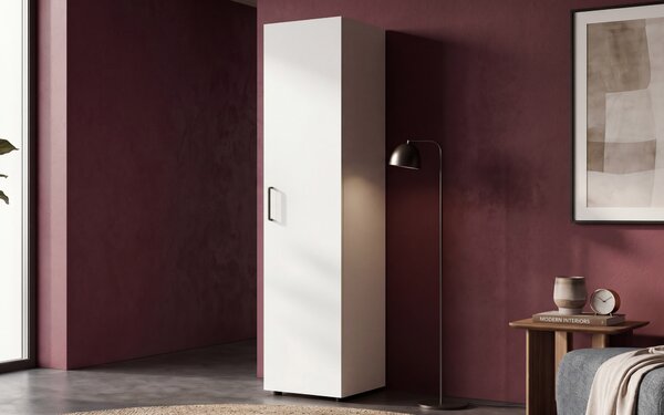 Μονόφυλλη ντουλάπα με ράγα Masimo Compact 1