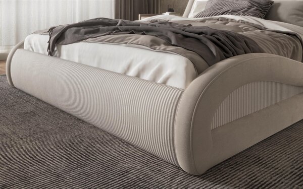 Ταπετσαρισμένο κρεβάτι 160/200 Liviana Deluxe