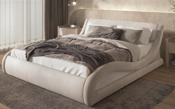 Ταπετσαρισμένο κρεβάτι 160/200 Liviana Deluxe