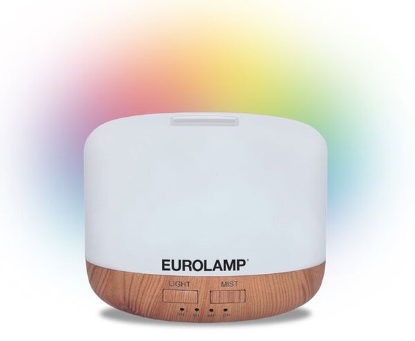 Συσκευή Αρωματοθεραπείας Με Φωτισμό RGB 400ml Eurolamp 300-96003