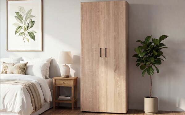 Δίφυλλη ντουλάπα με ράγα Masimo Comfort 1
