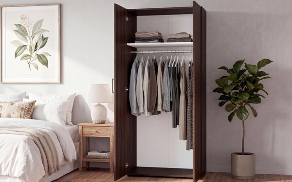 Δίφυλλη ντουλάπα με ράγα Masimo Comfort 1