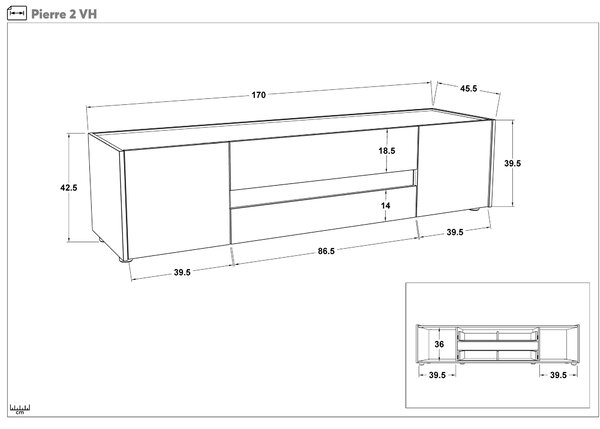 Έπιπλο TB MDF Pier