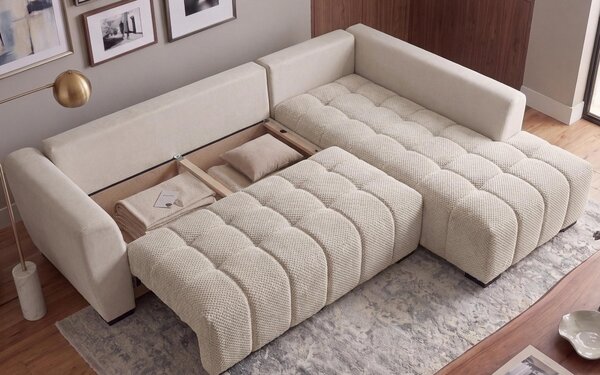 Γωνιακός καναπές-κρεβάτι Voltero