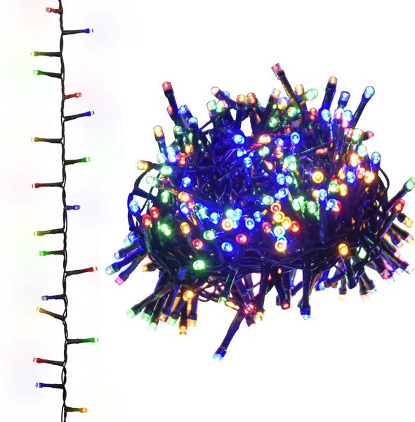 VidaXL Φωτάκια Compact με 3000 LED Πολύχρωμα 65 μ. από PVC