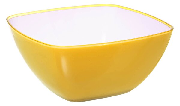 Μπωλ Πλαστικό (19x19) F-V Square Mustard 150010G