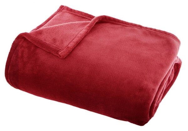 Κουβέρτα Καναπέ Fleece (130x180) A-S Flannel Red 156047G