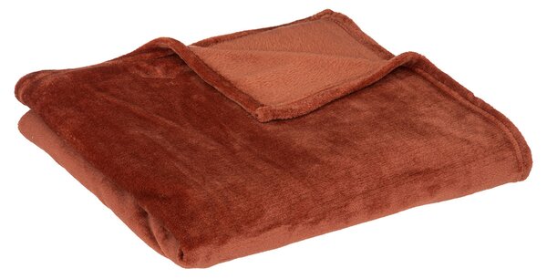 Κουβέρτα Καναπέ Fleece (125x150) A-S Flannel Terracotta 156183I