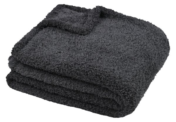 Κουβέρτα Καναπέ Fleece (130x160) S-F Montreal Anthracite P2C681003