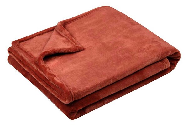 Κουβέρτα Καναπέ Fleece (130x160) S-F Doudou Terracotta P25792030