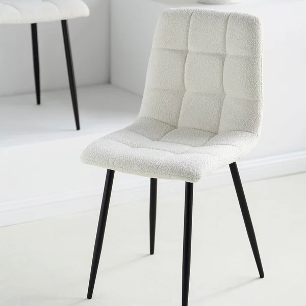 Καρέκλα Τραπεζαρίας (55x45x88) Spitishop Stol Bukle Ecru