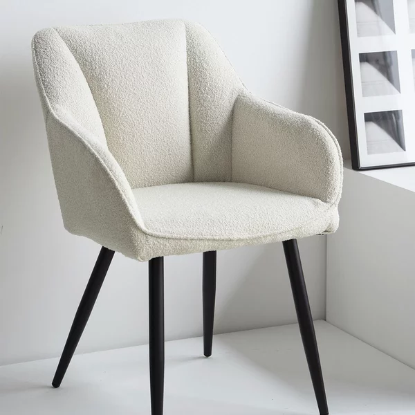 Καρέκλα Τραπεζαρίας (57x61x85) Spitishop Cadair Bukle Ecru