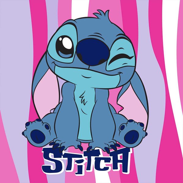 Λαβέτα Ώμου (30x30) Dimcol Lilo & Stitch 74 Pink