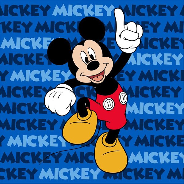 Λαβέτα Ώμου (30x30) Dimcol Mickey 50 Blue