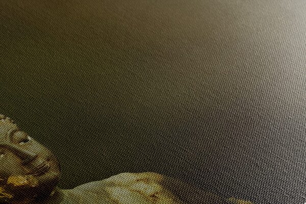 Πίνακας σε καμβά βούδας και η αντανάκλασή του