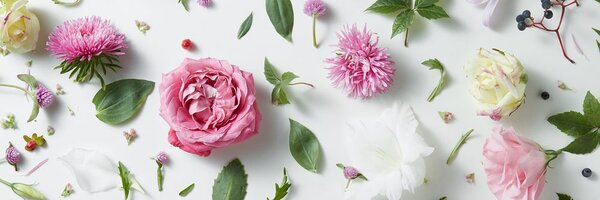 Πίνακας σε καμβά απαλή νεκρή φύση από άνθη