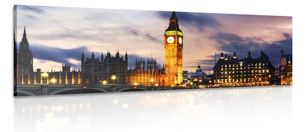 Πίνακας σε καμβά νυχτερινός Big Ben στο Λονδίνο