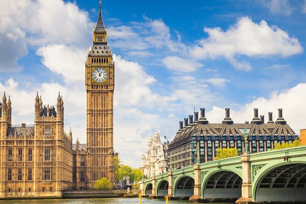 Πίνακας σε καμβά big Ben στο Λονδίνο