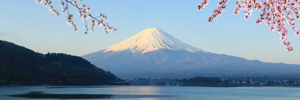 Πίνακας σε καμβά θέα στο όρος Fuji