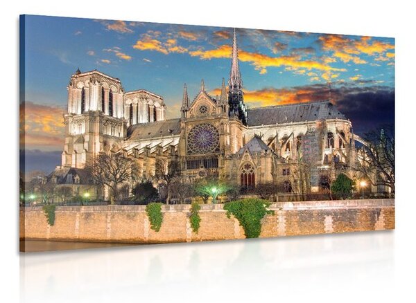 Πίνακας σε καμβά καθεδρικός ναός Notre Dame