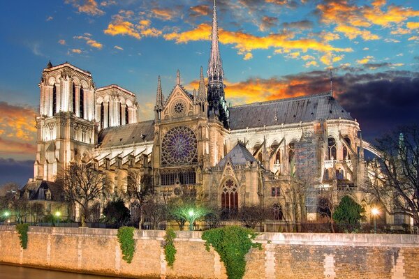 Πίνακας σε καμβά καθεδρικός ναός Notre Dame