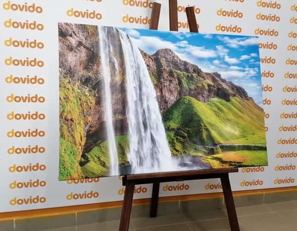 Πίνακας σε καμβά καταρράκτης Seljalandsfoss